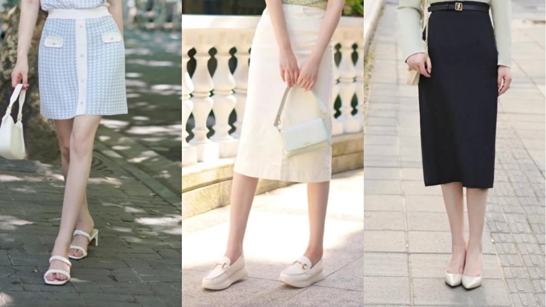 穿裙子如何搭配鞋袜,春天穿裙子配鞋子的思路技巧