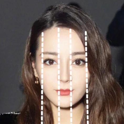迪丽热巴薄唇,把迪丽热巴换成黄金比例脸