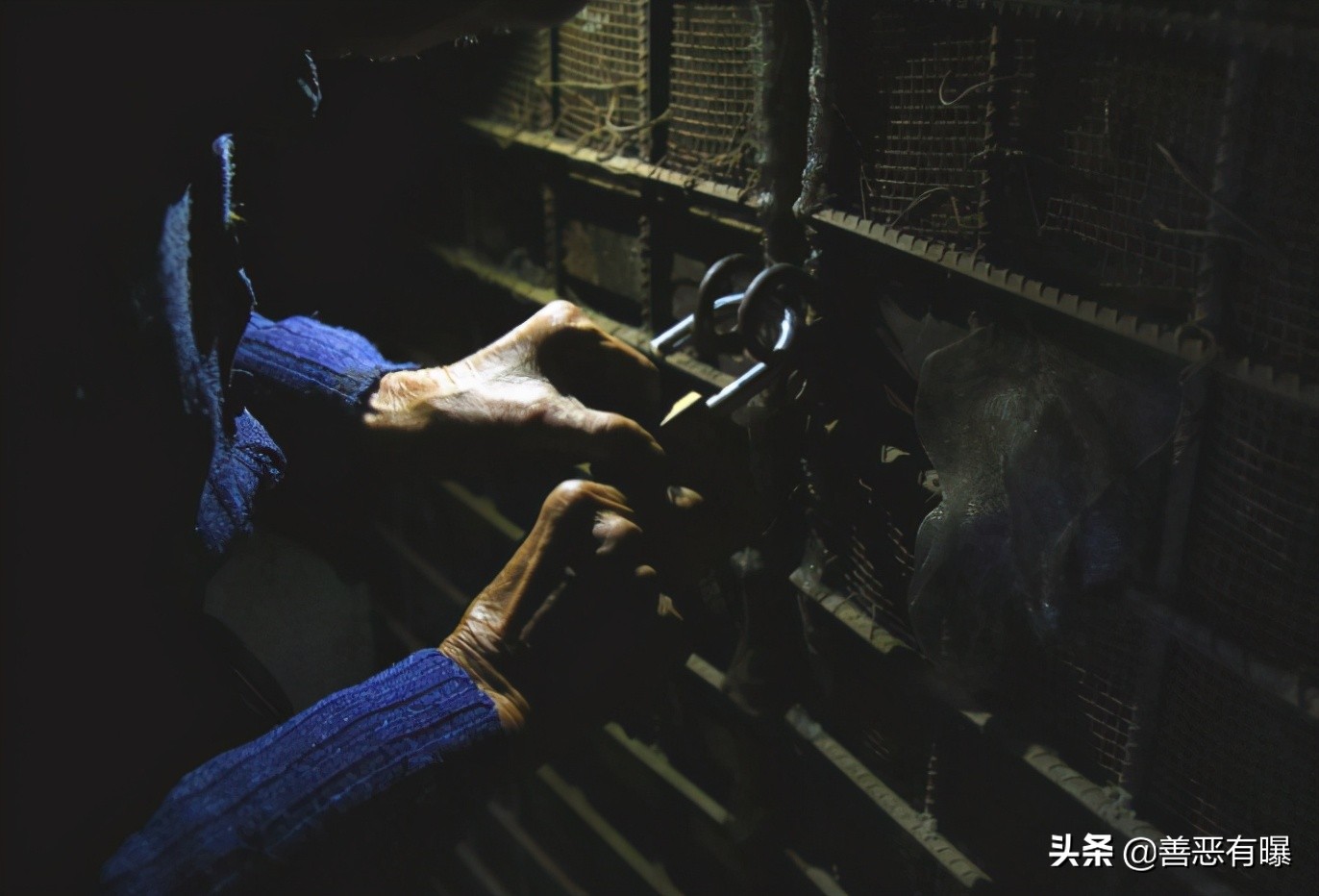 湖南孤寡老人梁富生,湖南老人梁富生