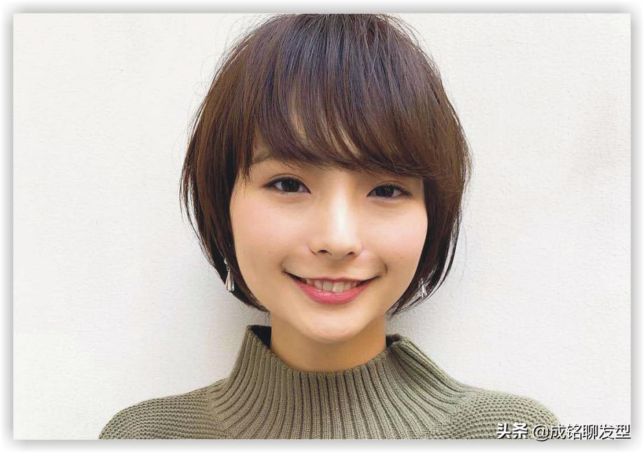 谁说圆脸不适合狼尾,圆脸短发不要刘海发型酷酷的