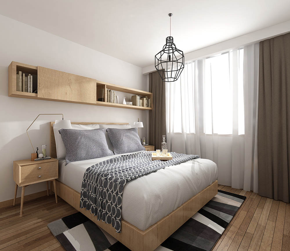 高级感极简风装修案例分享,大平米北欧风装修设计案例