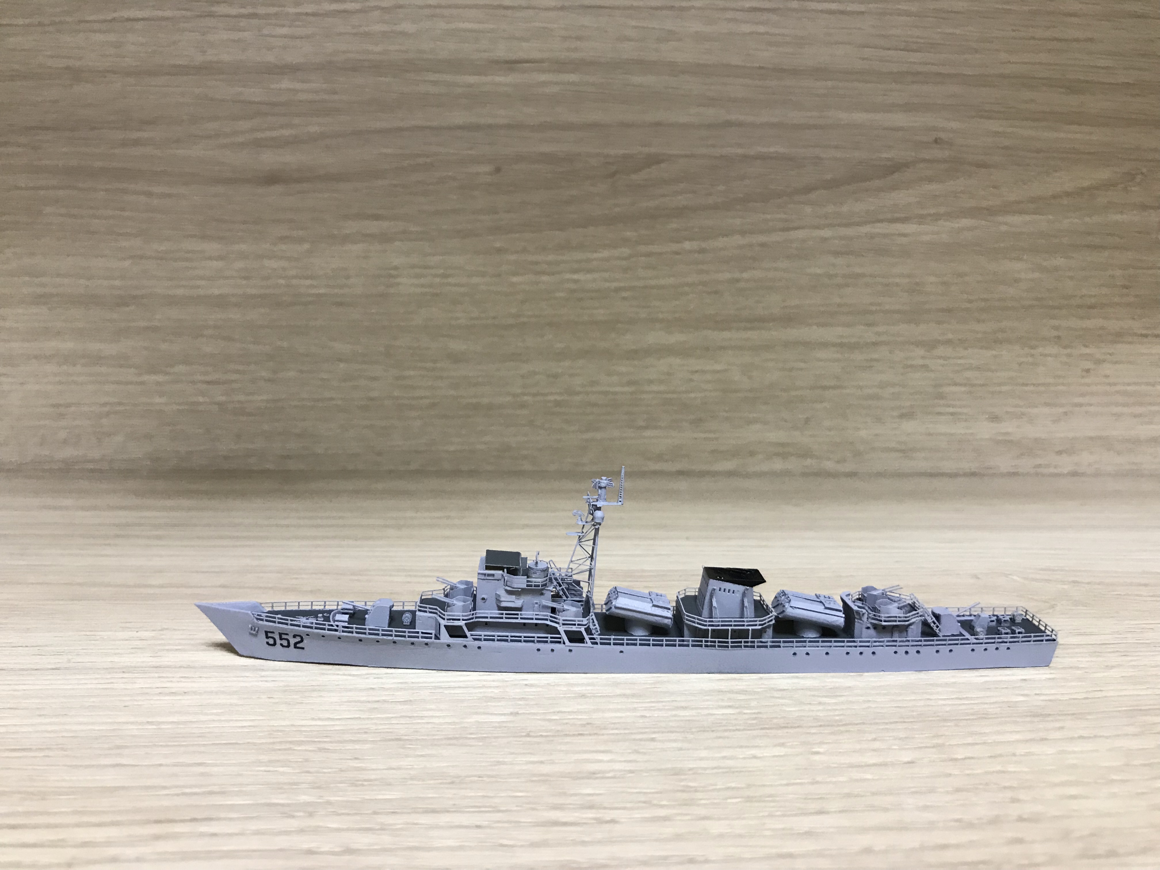 「手工船模」1/700宜宾号导弹护卫舰制作小记