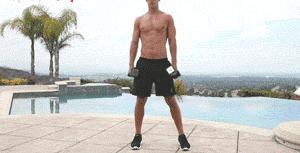 在家用哑铃怎么让身材更有型,一副哑铃就能教你在家练出好身材