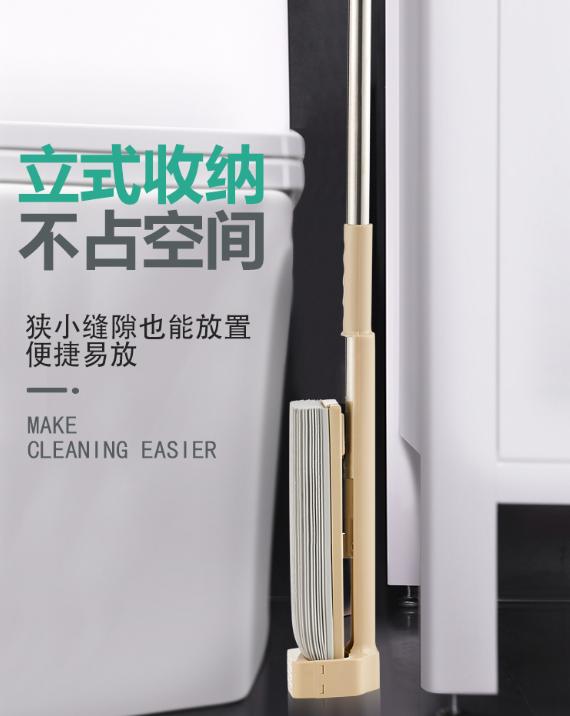 自拧水拖把免手洗拖地神器,用拖把怎样才能把地拖得干干净净