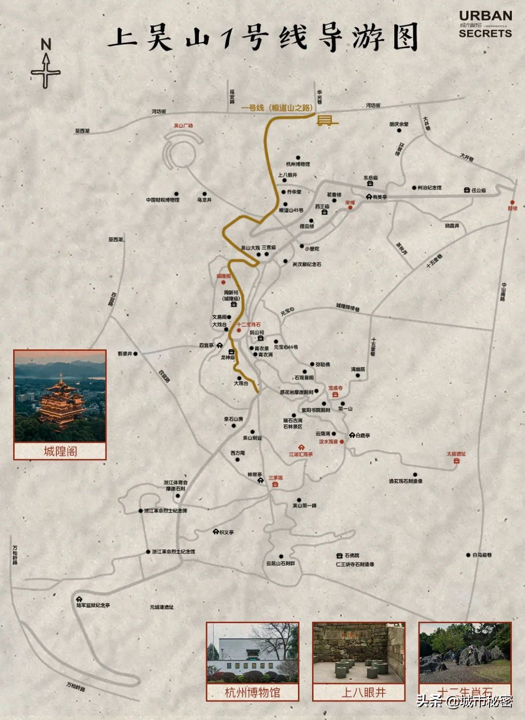 城隍山与吴山,有眼不识玉皇山