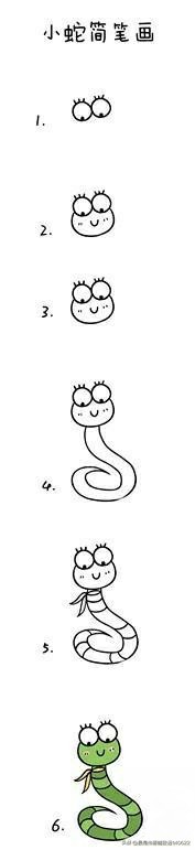 画动物12生肖的简笔画,儿歌多多简笔画动物