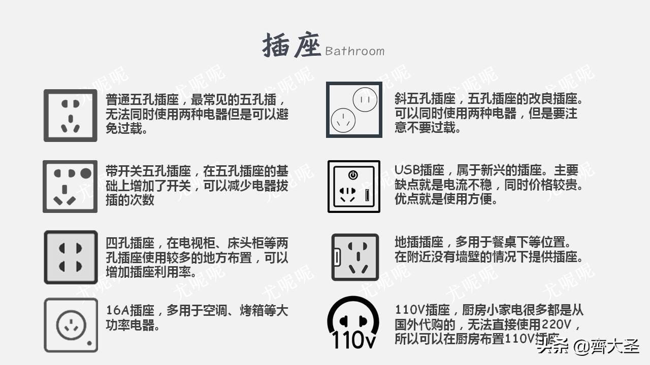 家用开关插座型号尺寸怎么选,开关插座安装注意细节