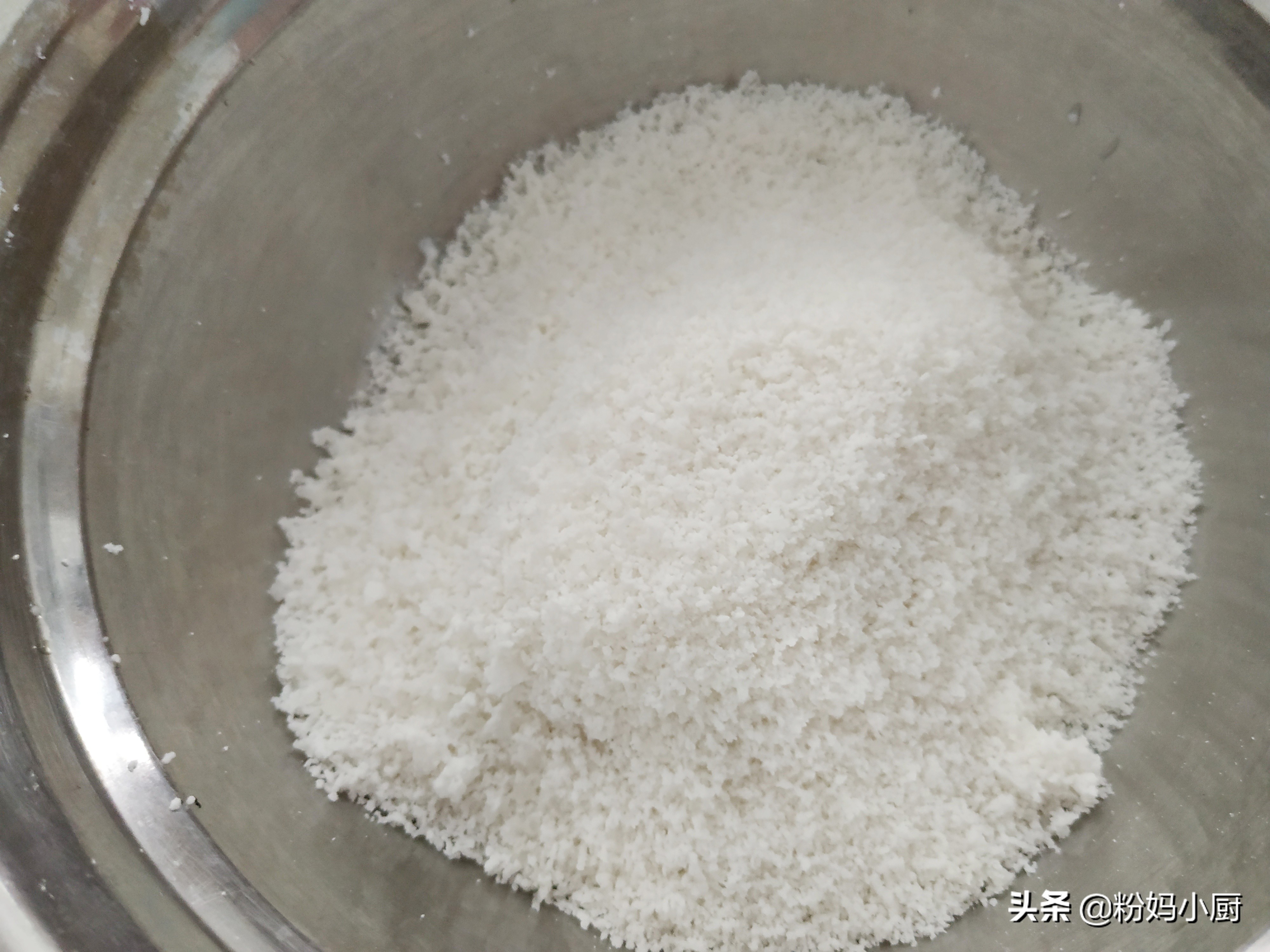 糯米粉和粘米粉蒸米糕,粘米粉和水磨糯米粉蒸红豆