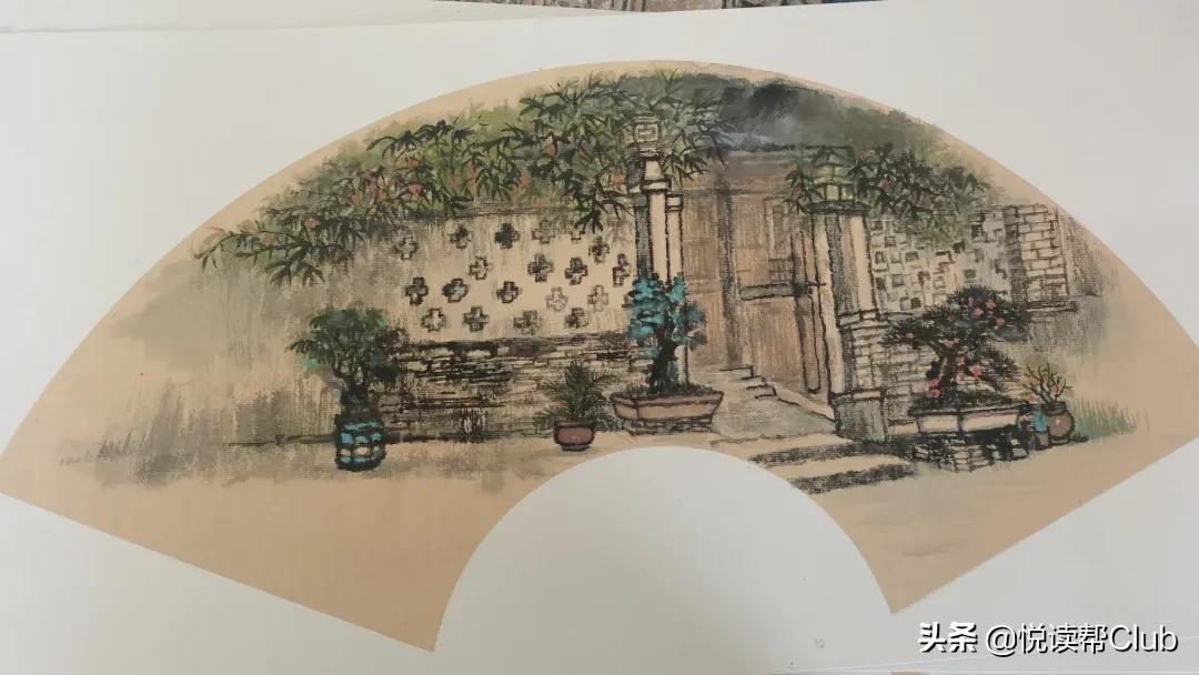 画家笔下的偏岩古镇,一位画家笔下的美丽乡愁