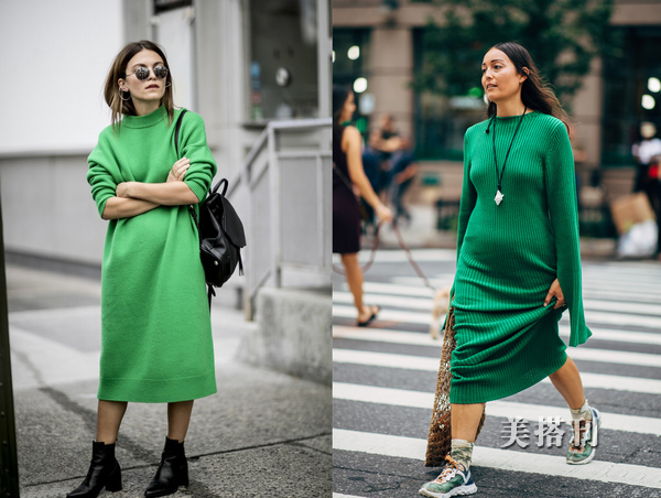 秋冬针织打底连衣裙高级感,长款针织连衣裙秋冬显瘦高端大气