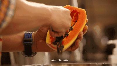 云南奶油红心木瓜,正宗爆甜云南红心木瓜