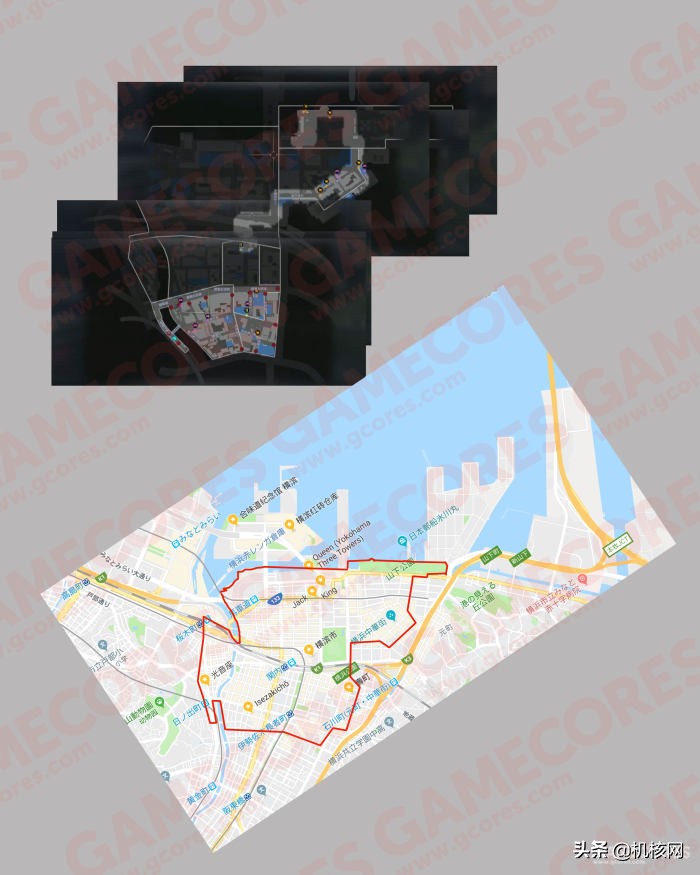 游戏中场景还原,人中之龙7横滨迷宫刷经验