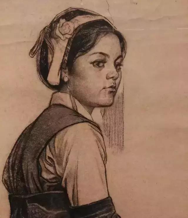 全国素描比赛第一名,九大美院素描欣赏