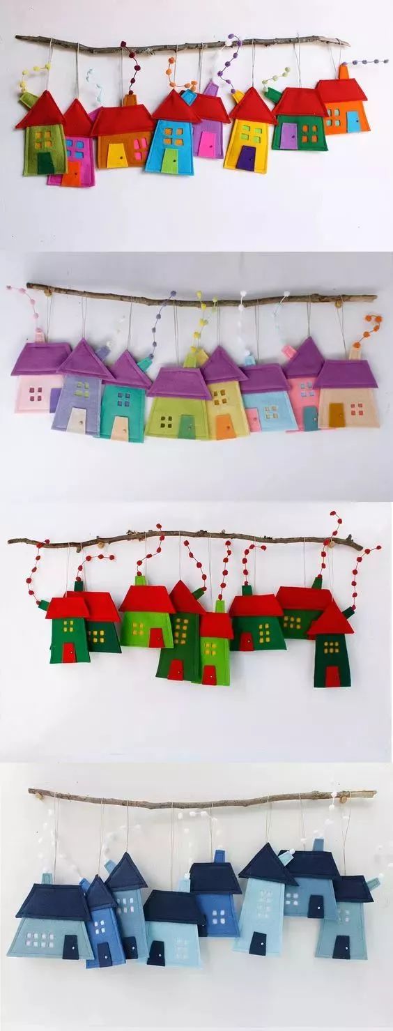 幼儿园用干树枝做成的手工,树枝创意100种手工画幼儿园