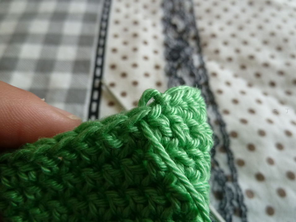 钩织护指套教程,半指分指手套钩织教程