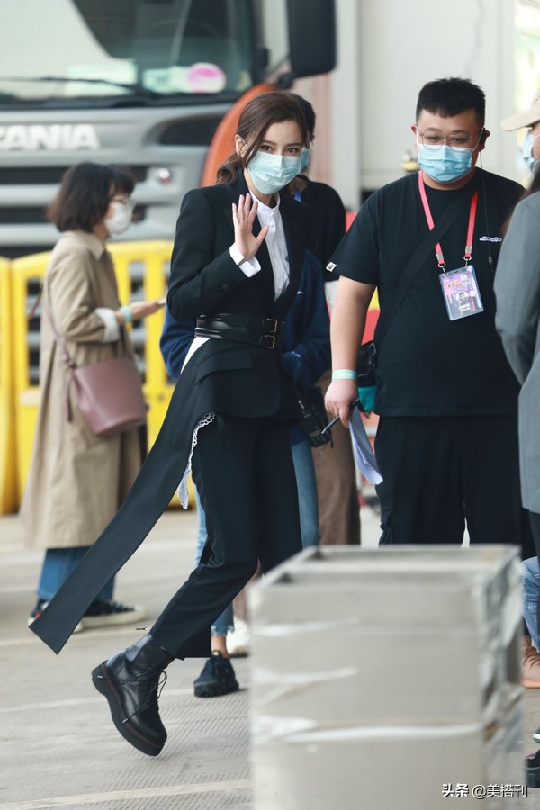 angelababy迪拜路透高定,angelababy太让人惊艳