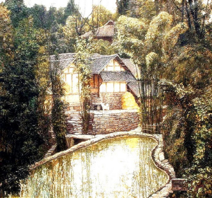 何冠林油画作品大全,何冠霖油画高清大图