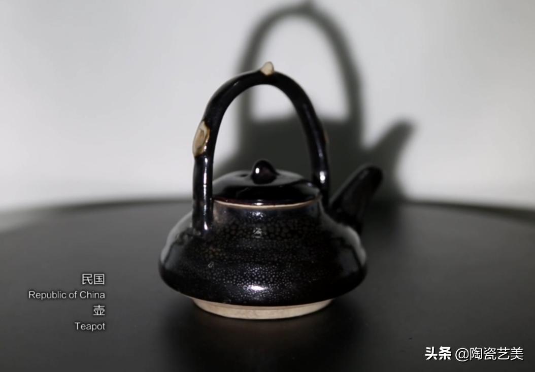 博山雨点釉茶具一套,博山雨点釉茶具图片大全