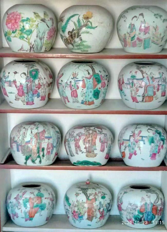 大清同治年制粉彩寿字罐,同治粉彩罐图片大全