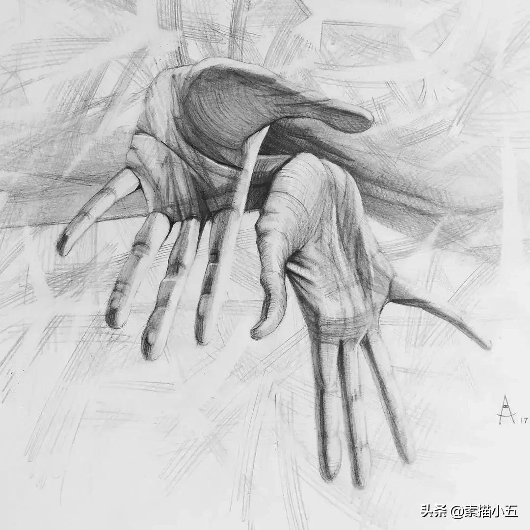 他画的素描无与伦比,他画的画栩栩如生让人拍案叫绝