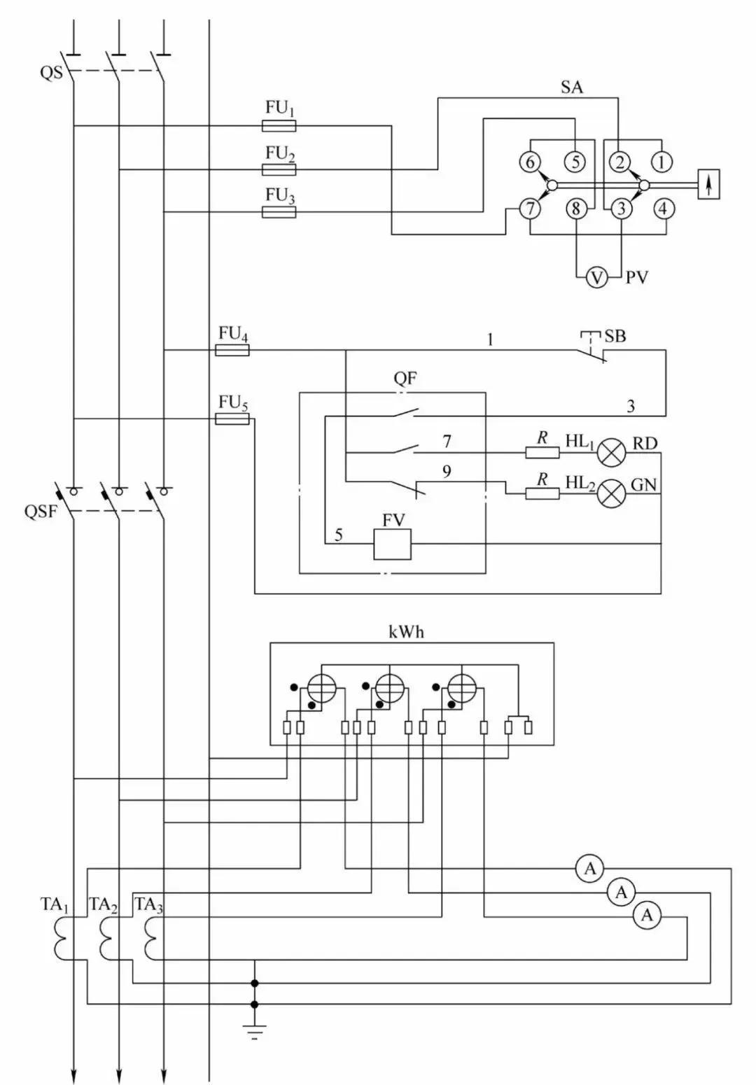 44种电工实用电路图,电工必会的10个电路图