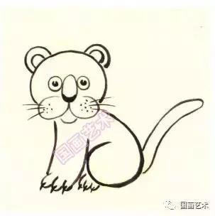 铅笔画猴子的简笔画图片大全,如何画猴子难一点