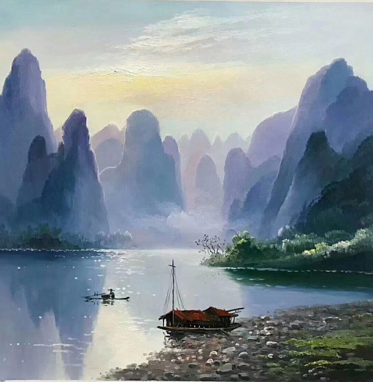 中国小幅油画作品大展作品集,三峡丹青油画作品