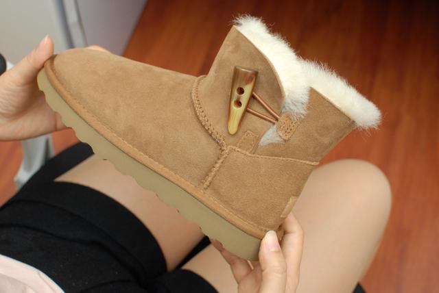 羊皮毛一体加厚厚底雪地靴女,女士羊皮毛一体雪地靴品牌