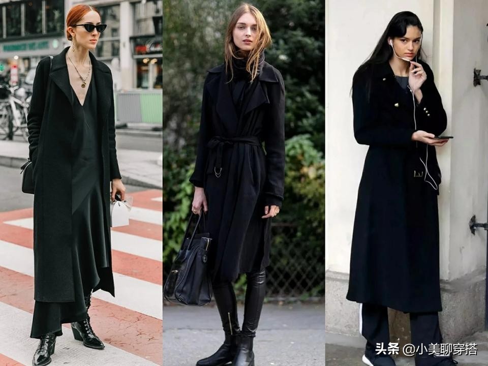 让自己有气质穿衣打扮,欧美风双面呢大衣搭配