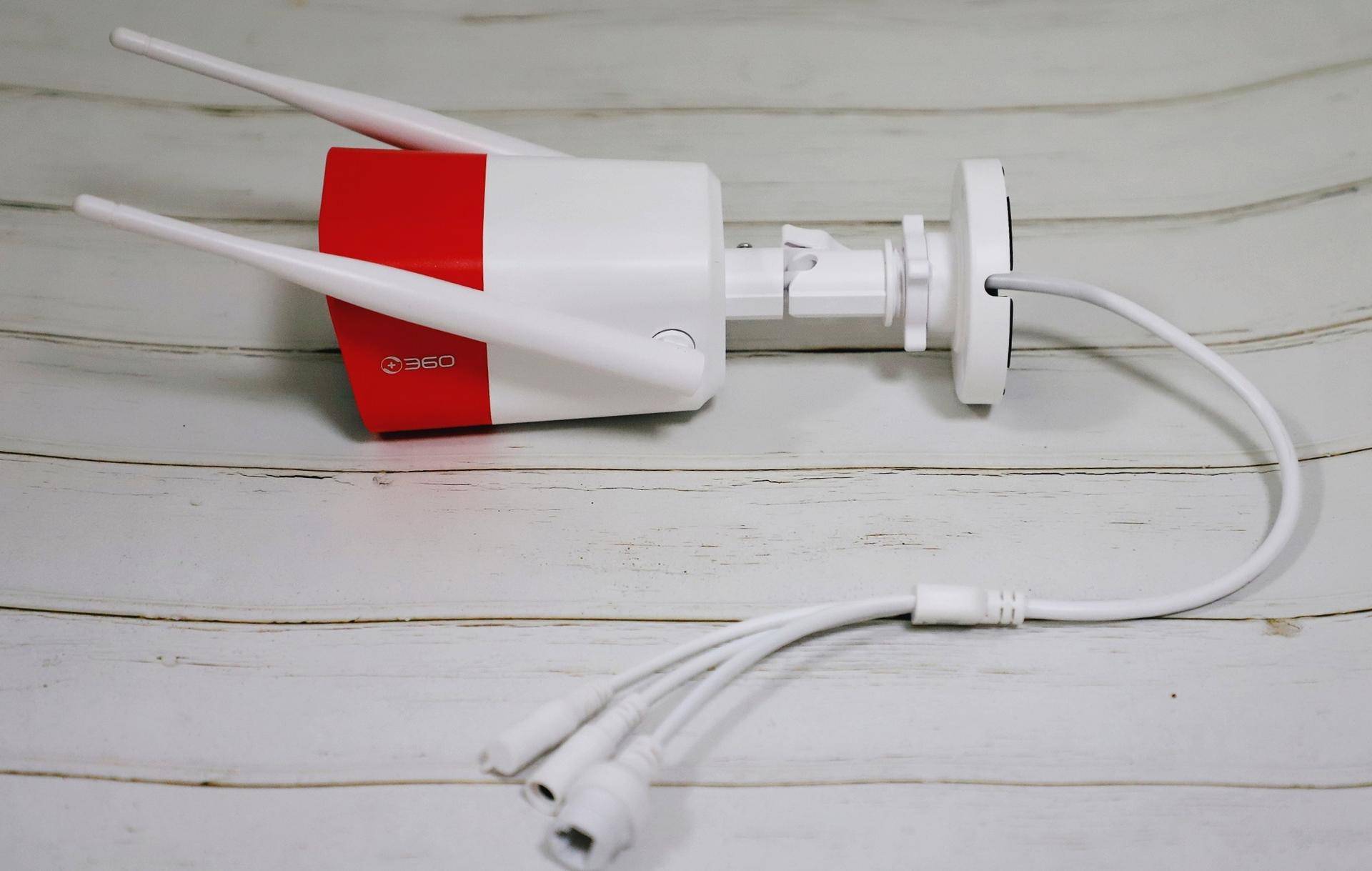 360智能摄像机红色警戒标准版,360红色警戒防水摄像头拆解