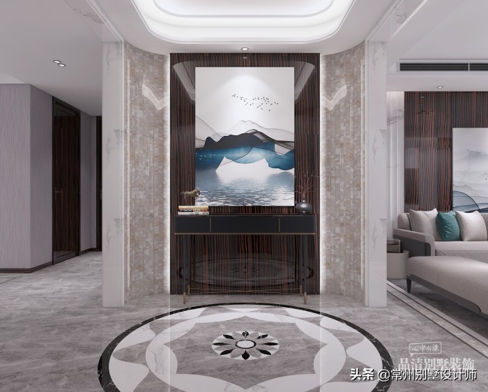 常州现代简约中式风格别墅装修 (常州别墅装修现代轻奢风格)