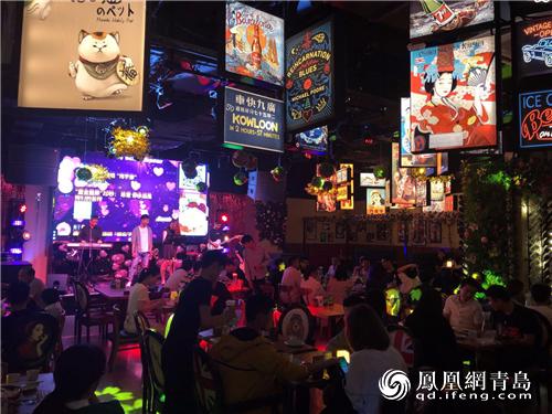 扮靓城市夜景喜迎两会召开,点亮夜经济为市南添活力