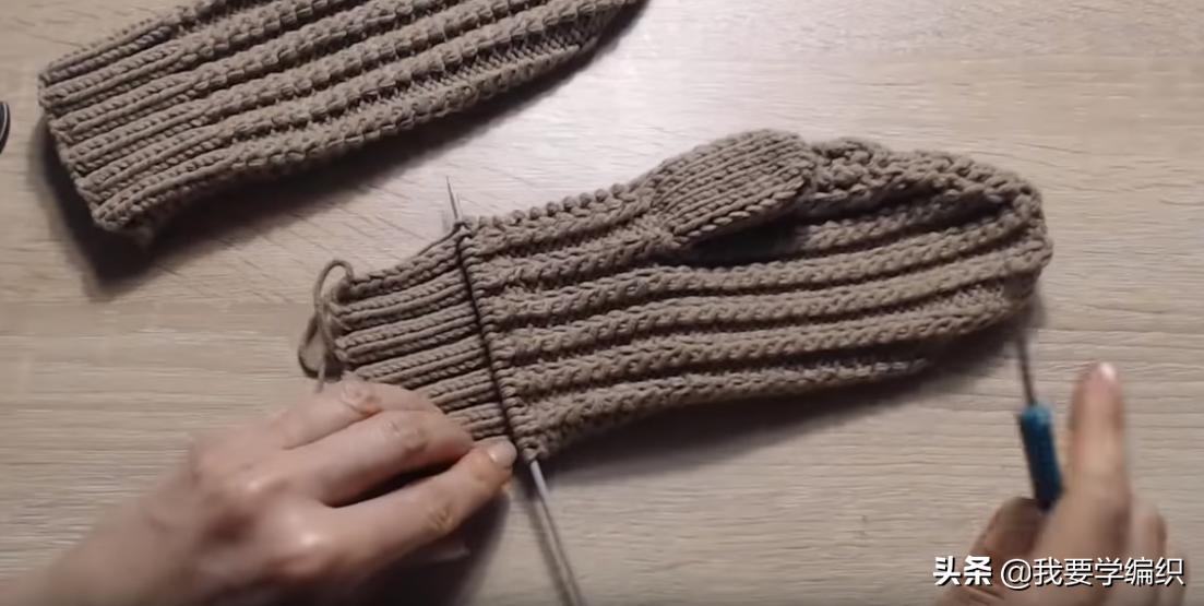 织手套用什么线最保暖,织半截露指手套的教程