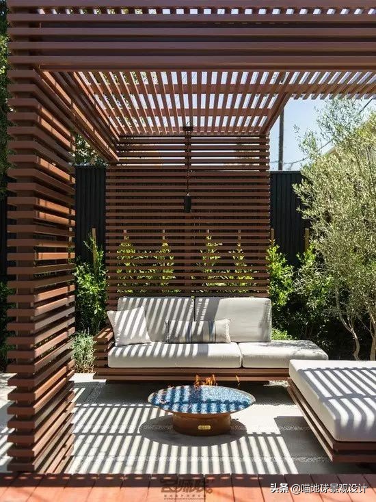 100款庭院廊架图片,中式庭院亭子设计效果图