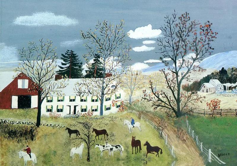 摩西奶奶的人生哲学是什么,摩西奶奶实现梦想永不为晚