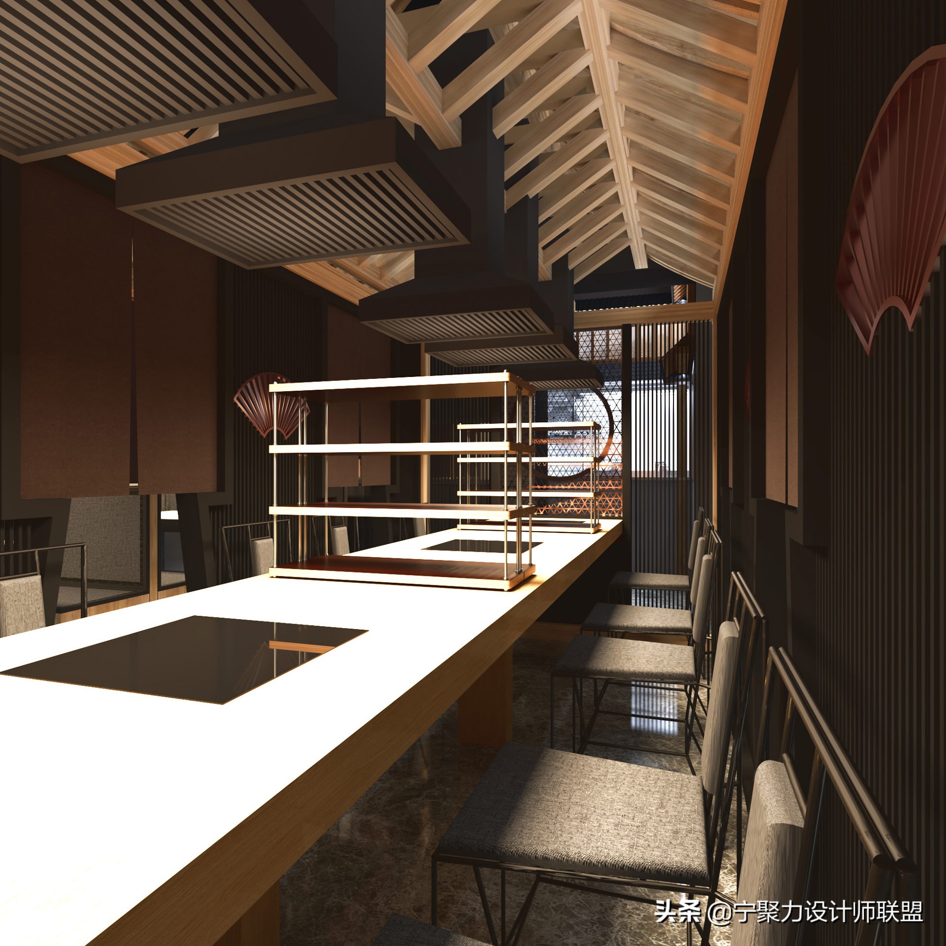 有格调的烤肉店设计,日式烤肉料理店设计