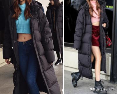 明星同款百搭羽绒服,明星冬季穿搭羽绒服平价