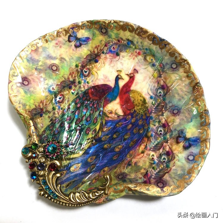 把贝壳做成精美饰品教程,古代贝壳装饰画