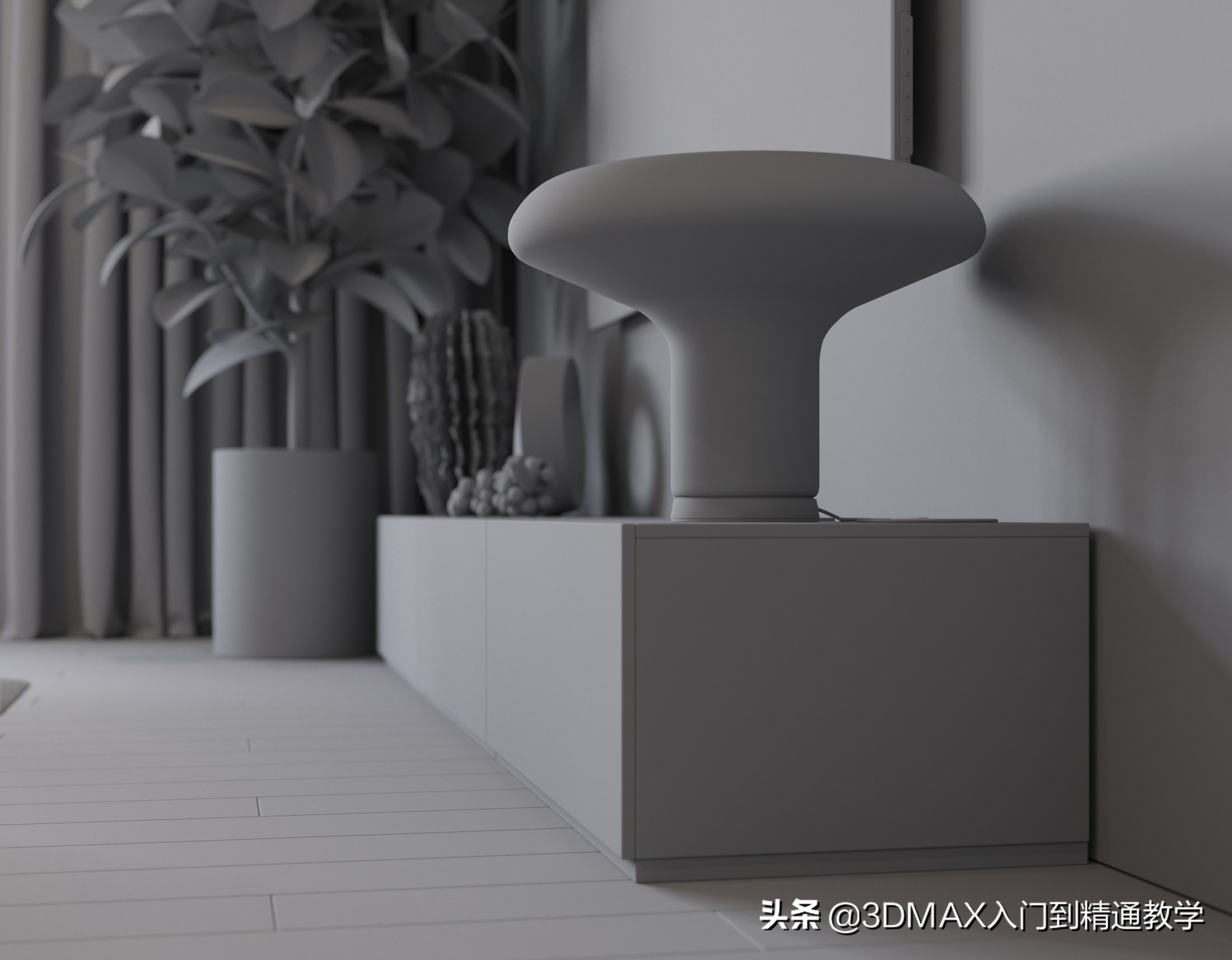 耗时8周，做的逼真现代公寓客厅，带大家看看大神的作品