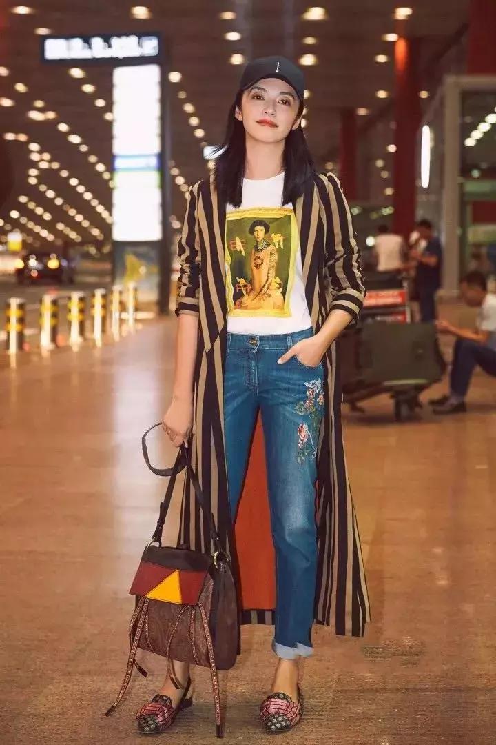 牛仔裤平底鞋穿搭时尚女装,牛仔裤平底鞋搭配视频