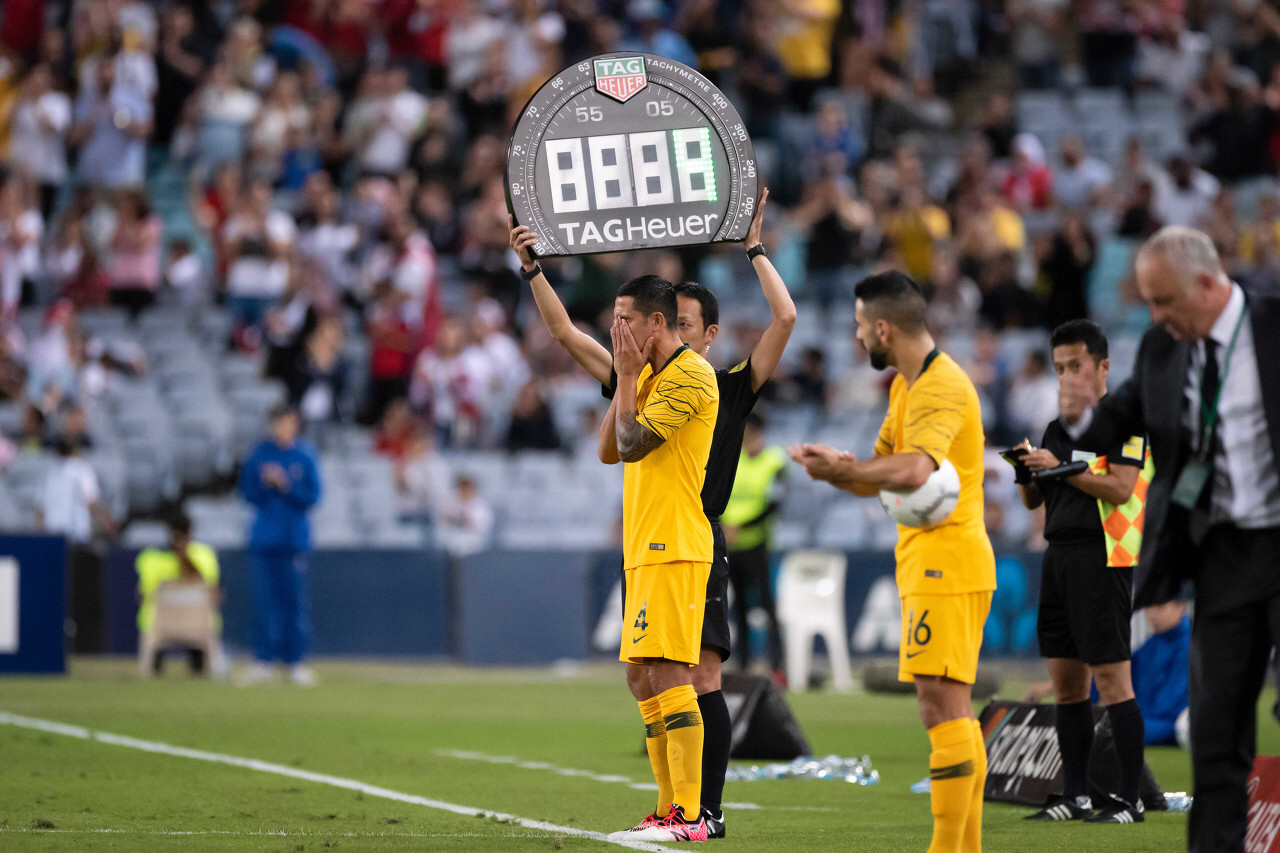 卡希尔国家队告别,球员蒂姆卡希尔