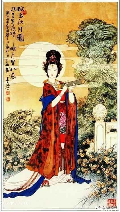 中国古典百美诗画（上）：一位佳丽一首古诗，可谓赏心悦目，收藏