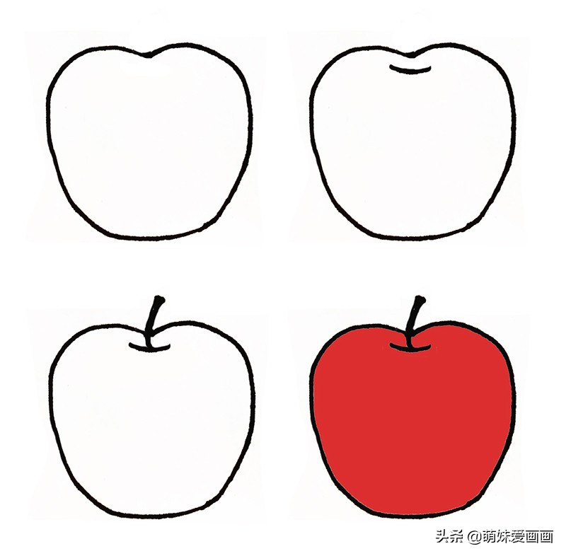水果及水果种子简笔画,画水果简笔画大全大图