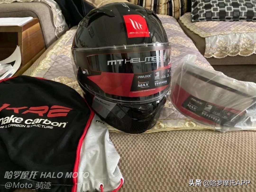 碳纤维头盔蛇纹,mt碳纤维复古头盔