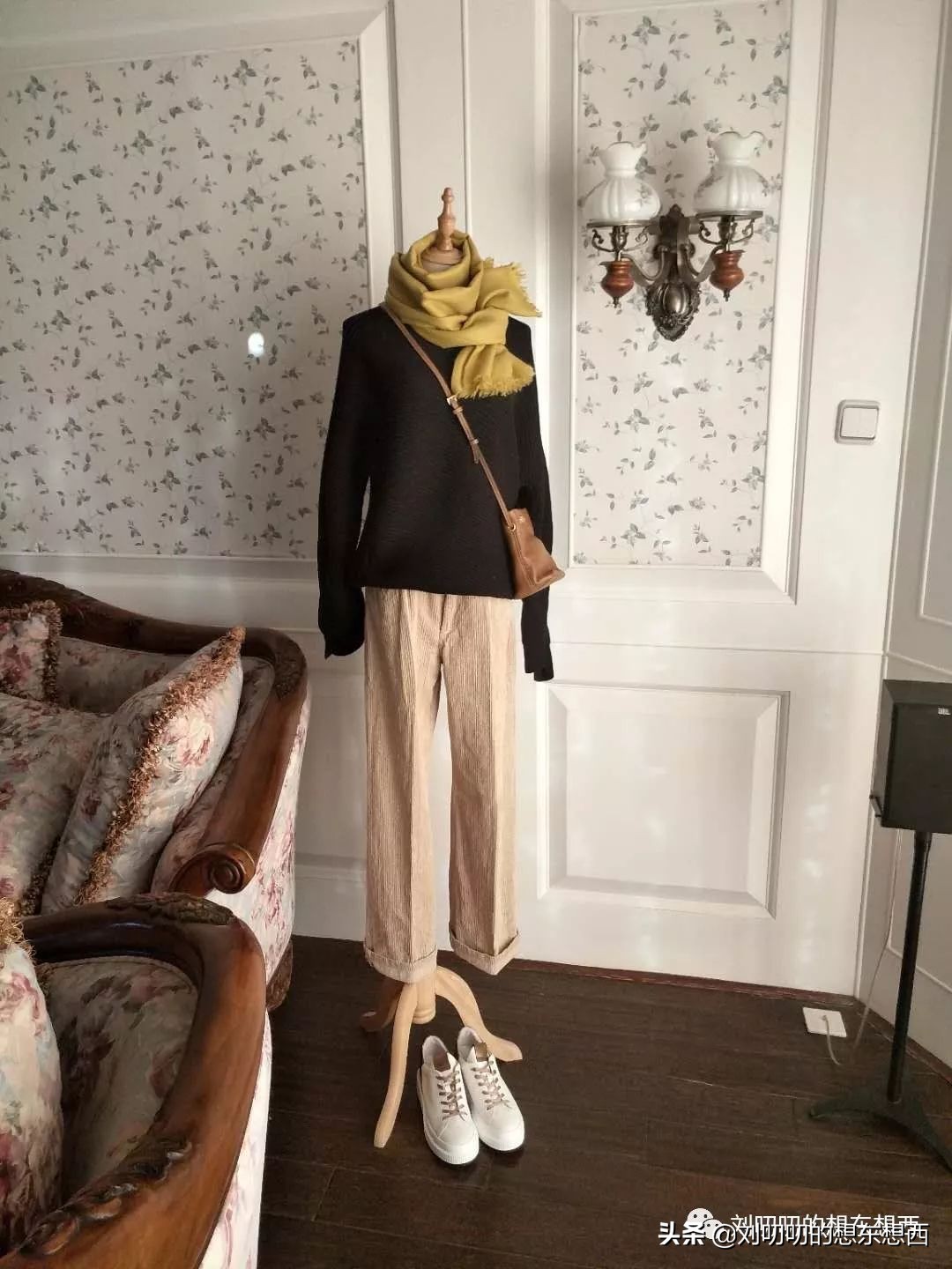 江南布衣山系羽绒服购物分享,一日一look测评