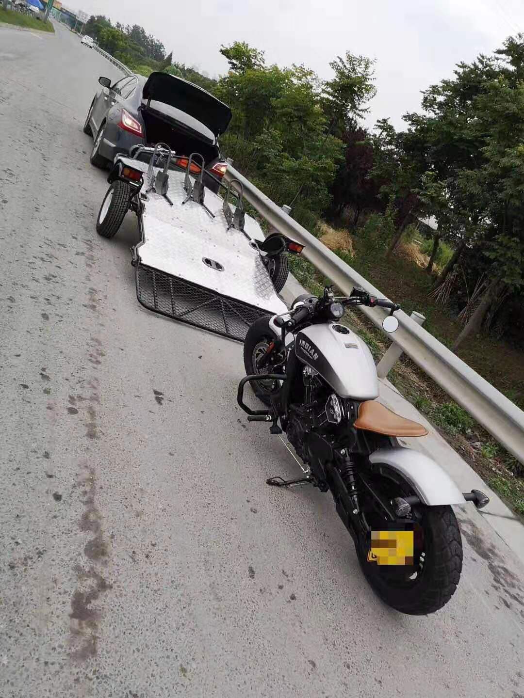 越野后挂式摩托拖车,哈雷摩托专用拖车