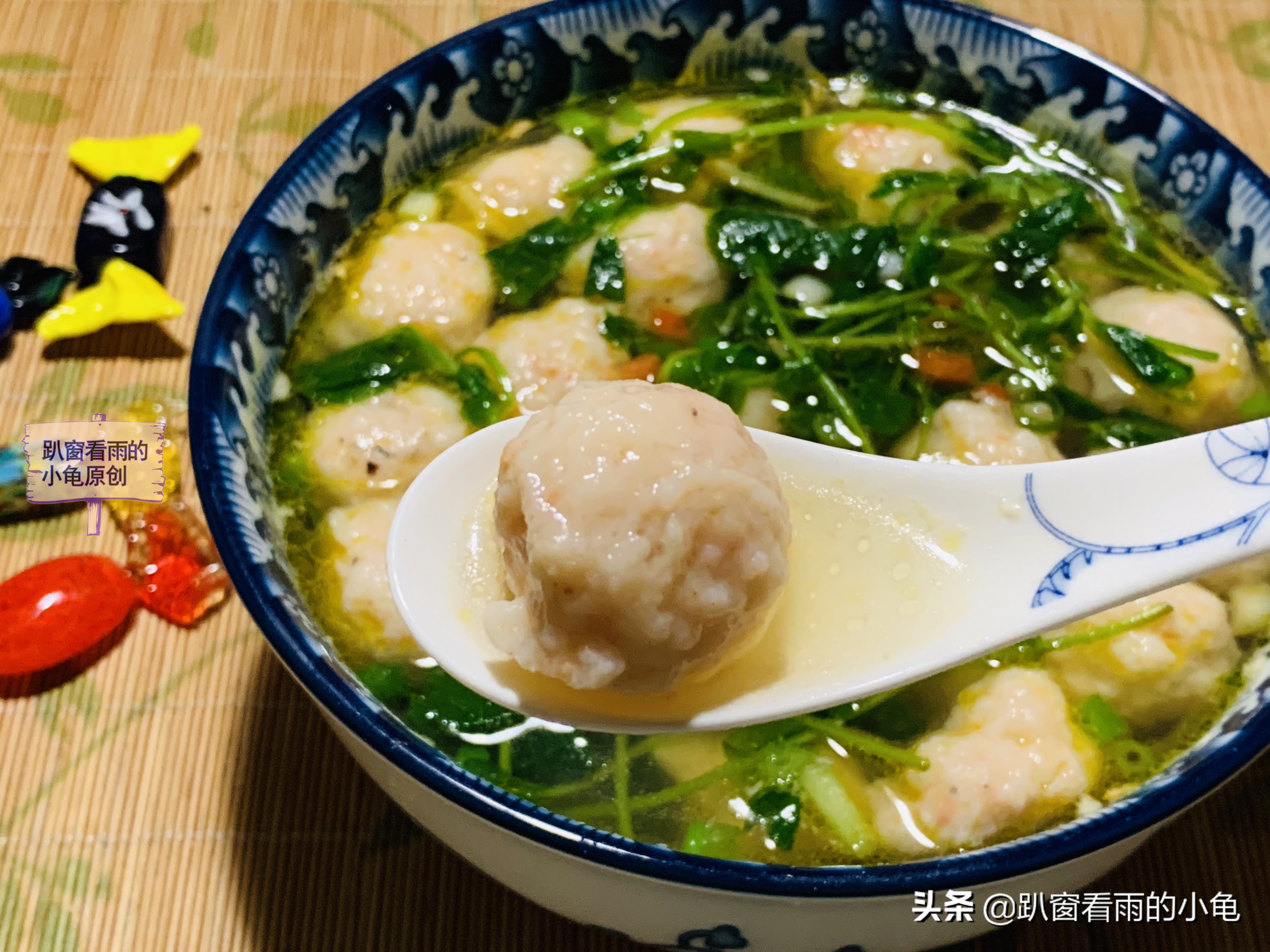 白萝卜虾丸汤怎么样做才好喝,紫菜虾丸汤q弹脆爽有层次超好吃