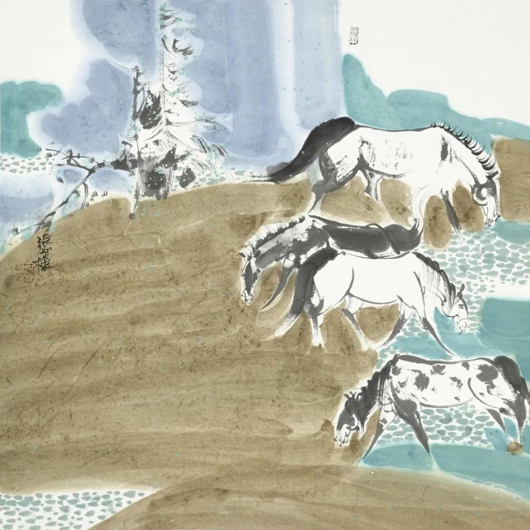 张智棟“网上云画册”《大美至简天马逐梦宝马系列集邮典藏卷》