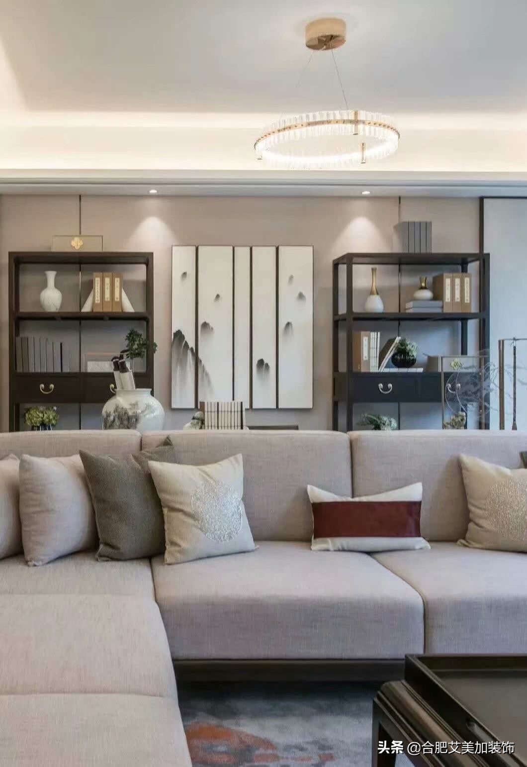 水墨兰庭样板房,水墨兰庭86平装修