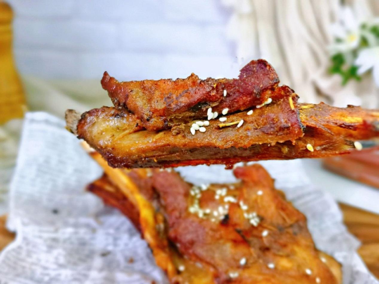 烤箱烤奥尔良味羊排视频教程,空气炸锅奥尔良烤羊排的家常做法